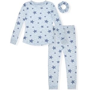 Sleep On It Girls 2-Piece Super Soft Jersey Long Sleeve Pajama Set